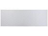 Tapete de poliéster branco e cinzento 70 x 200 cm SAIKHEDA_831449