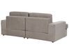 4 Seater Fabric Living Room Set Taupe ALLA_893751