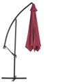 Riippuva aurinkovarjo viininpunainen ⌀ 300 cm RAVENNA_702870
