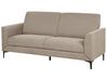 3-istuttava sohva kangas ruskeanharmaa FENES_897939