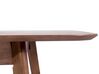 Eettafel uitschuifbaar hout donkerbruin 150 / 190 x 90 cm MADOX_777894
