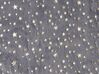 Decke grau / gold Sternenmuster 150 x 200 cm ALAZEYA_820225