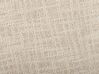 Dekokissen Baumwolle hellbeige mit Quasten ⌀ 45 cm MADIA_838727