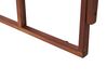 Balkontafel hangbaar verstelbaar acaciahout donkerbruin 60 x 40 cm UDINE_810122
