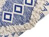 Bavlnený koberec 80 x 200 cm béžová/modrá MANAVGAT_843952