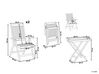 Balkongsett med bord og 2 stoler akasietre TOSCANA_801016