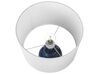 Keramisk bordlampe marineblå PERLIS_844189