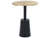 Metal Side Table Gold and Black TANAMI_854378