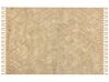 Tapis en coton beige sable 160 x 230 cm SANLIURFA_848844