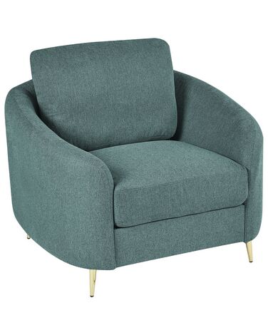 Fabric Armchair Green TROSA
