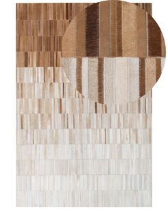 Matto lehmännahka beige 160 x 230 cm YAGDA