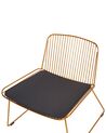 Metal Accent Chair Gold SNORUM_907715