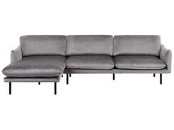 4-istuttava kulmasohva sametti oikeak. harmaa VINTERBRO 4-istuttava kulmasohva sametti oikeak. harmaa VINTERBRO