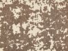 Cojín de suelo de algodón beige y marrón 50 x 50 x 20 cm SHASA_879976