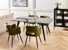 Dining Table 160 x 90 cm Black MOSSLE_886466