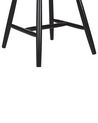 Set of 2 Wooden Dining Chairs Black BURBANK_796775
