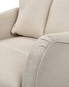 Fabric Recliner Chair Beige ROYSTON_884482
