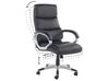 Faux Leather Executive Chair Black KING_755580