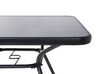 Kerti asztal 80x80 cm fekete LIVO_679092