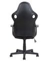 Chaise de bureau noire et marron SUPREME_735075