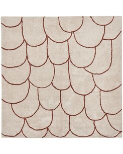 Matto puuvilla beige/ruskea 200 x 200 cm AVDAN