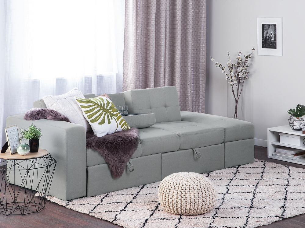 Sectional Sofa Bed With Ottoman Light