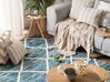 Vlněný koberec 160 x 230 cm modrý BELENLI_802982