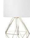 Tischlampe weiss / gold 35 cm geometrisch MARONI_705085