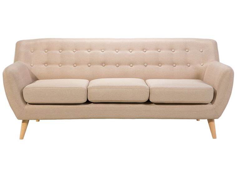 3-istuttava sohva kangas beige MOTALA_514110