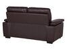 Faux Leather Sofa Set Brown VOGAR_730480