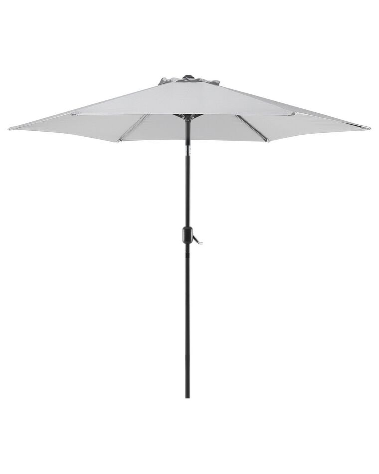 Világosszürke napernyő ⌀ 270 cm VARESE_740287