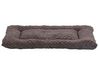 Fabric Dog Bed 90 x 70 cm Brown KARANTU_783466