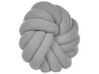 Boucle Knot Cushion 31 x 31 cm Grey AKOLA_854646