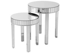 Sivupöytäsetti peililasi hopea 2 kpl RIMARDE Sivupöytäsetti peililasi hopea 2 kpl RIMARDE