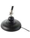 Lámpara de mesa de metal negro/plateado 80 cm MERAMEC_550587