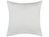 Set of 2 Cotton Cushions Moroccan Pattern 45 x 45 cm White ALYSSUM_769226