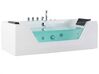 Whirlpool Bath with LED 1740 mm White SAMANA_706399