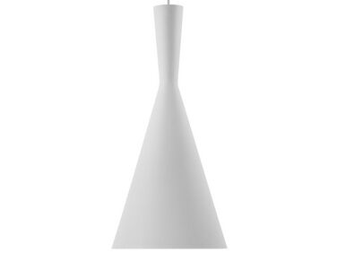 Metal Pendant Lamp White TAGUS