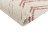 Bavlněný koberec 140 x 200 cm béžový/růžový KASTAMONU_840521