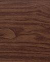 Regal dunkler Holzfarbton 5 Fächer WILTON_823163