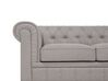 Right Hand Fabric Corner Sofa Beige CHESTERFIELD_708955