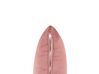 Chaiselongue Samtstoff rosa mit Bettkasten linksseitig MERI II_914297