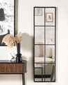 Console Table Dark Wood with Black JOSE_852365