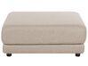3 Seater Fabric Sofa with Ottoman Beige SIGTUNA_896590
