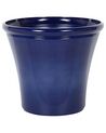 Vaso para plantas em fibra de argila azul marinho 46 x 46 x 40 cm KOKKINO_739788