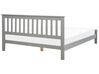 Dřevěná postel 160 x 200 cm šedá MAYENNE_876623