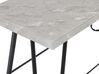Essgruppe Marmor Optik grau 4-Sitzer 110 x 70 cm KEMPTON_773716