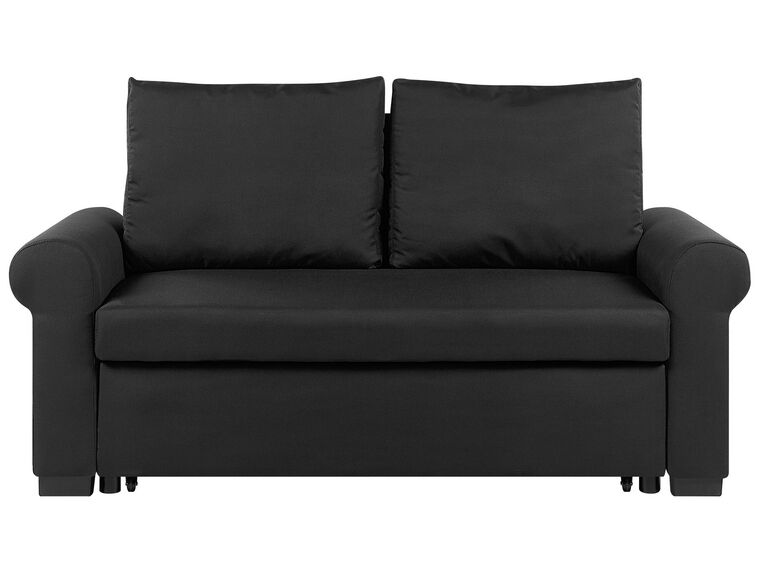 Sofa rozkładana czarna SILDA_789690