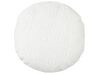 Set of 2 Teddy Cushions ⌀ 30 cm White RUTABAGA_906127