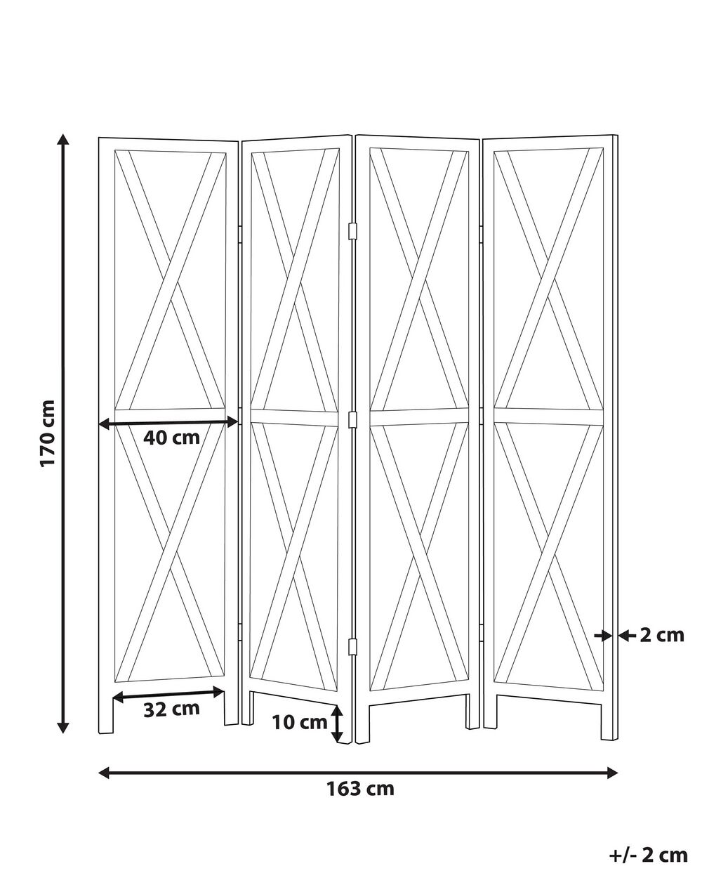 4/5/6 pannelli divisorio per interni divisorio per schermo pieghevole in  legno di Acacia con